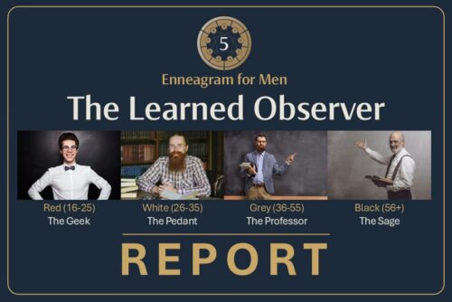 enneagram for men four stages of maturity paid product report type 5 the learned observer